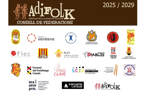 CONSELL DE LES FEDERACIONS D'ADIFOLK 2025/2029